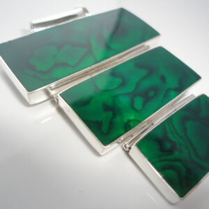Emerald Paua Pendant - come back and finsih